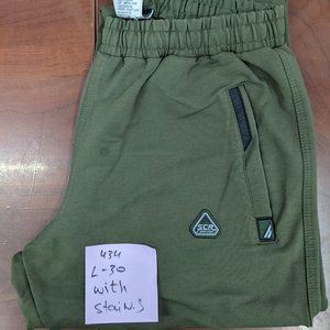 Straight Joggers Size L, 30" Inseam, small stain washable, Sold As-Is434